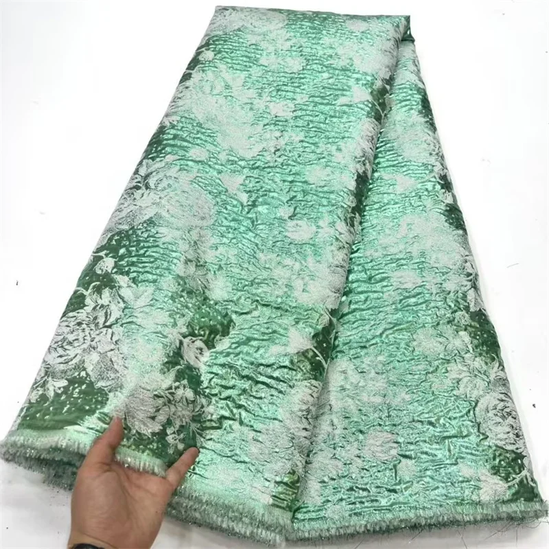 2025 African Nigerian Tulle Lace Fabric, Jacquard Organza Dress, Embroidery Guipure, Party Prom, High Qualit Green
2025 African Nigerian Tulle Lace Fabric, Jacquard Organza Dress, Embroidery Guipure, Party Prom, High Qualit Green