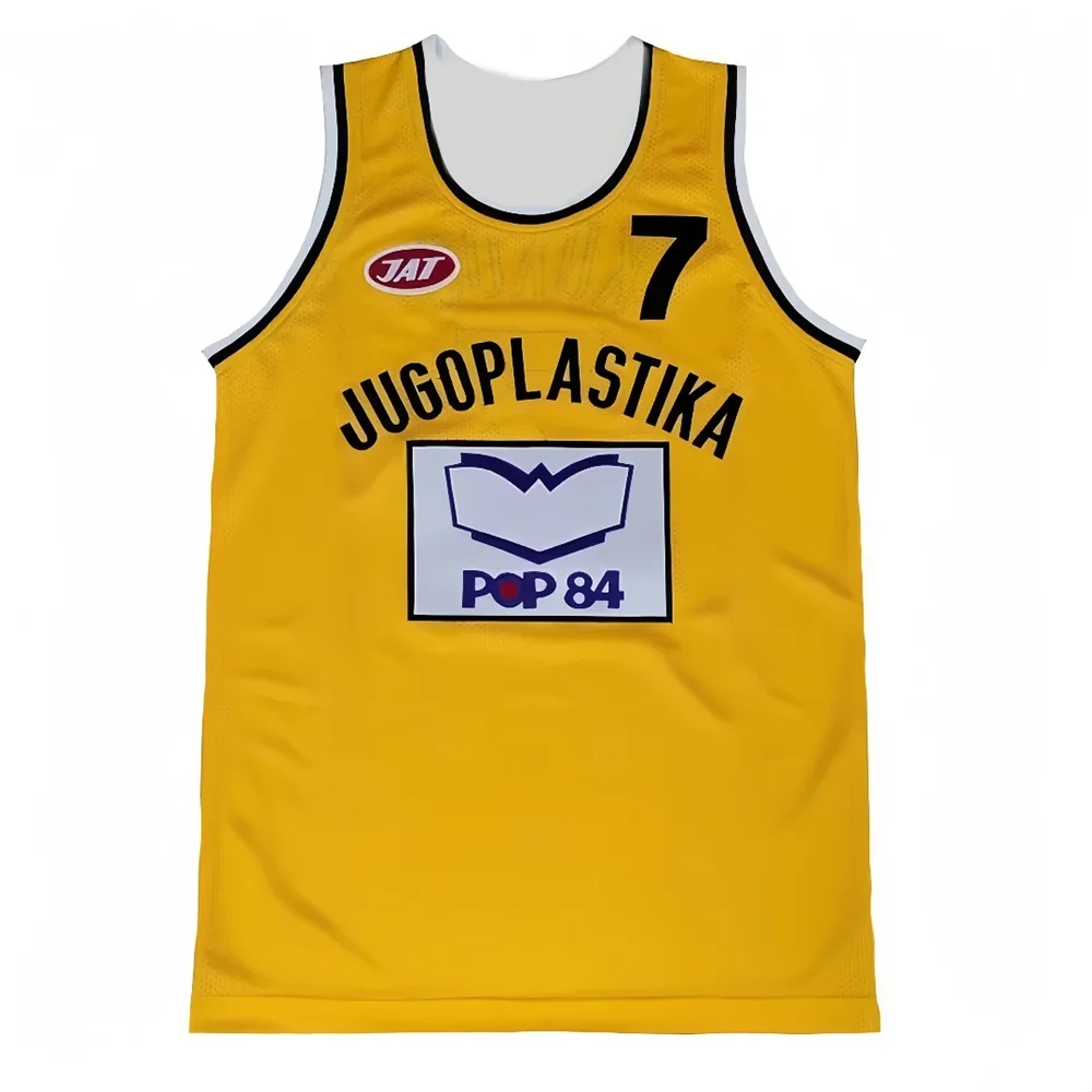 Баскетбольная майка Toni Kukoc Jugoplastika POP 84. 24/25 No. 7, спортивная тренировочная одежда для взрослых и детей, тренировочный жилет, футболка
Баскетбольная майка Toni Kukoc Jugoplastika POP 84. 24/25 No. 7, спортивная тренировочная одежда для взрослых и детей, тренировочный жилет, футболка