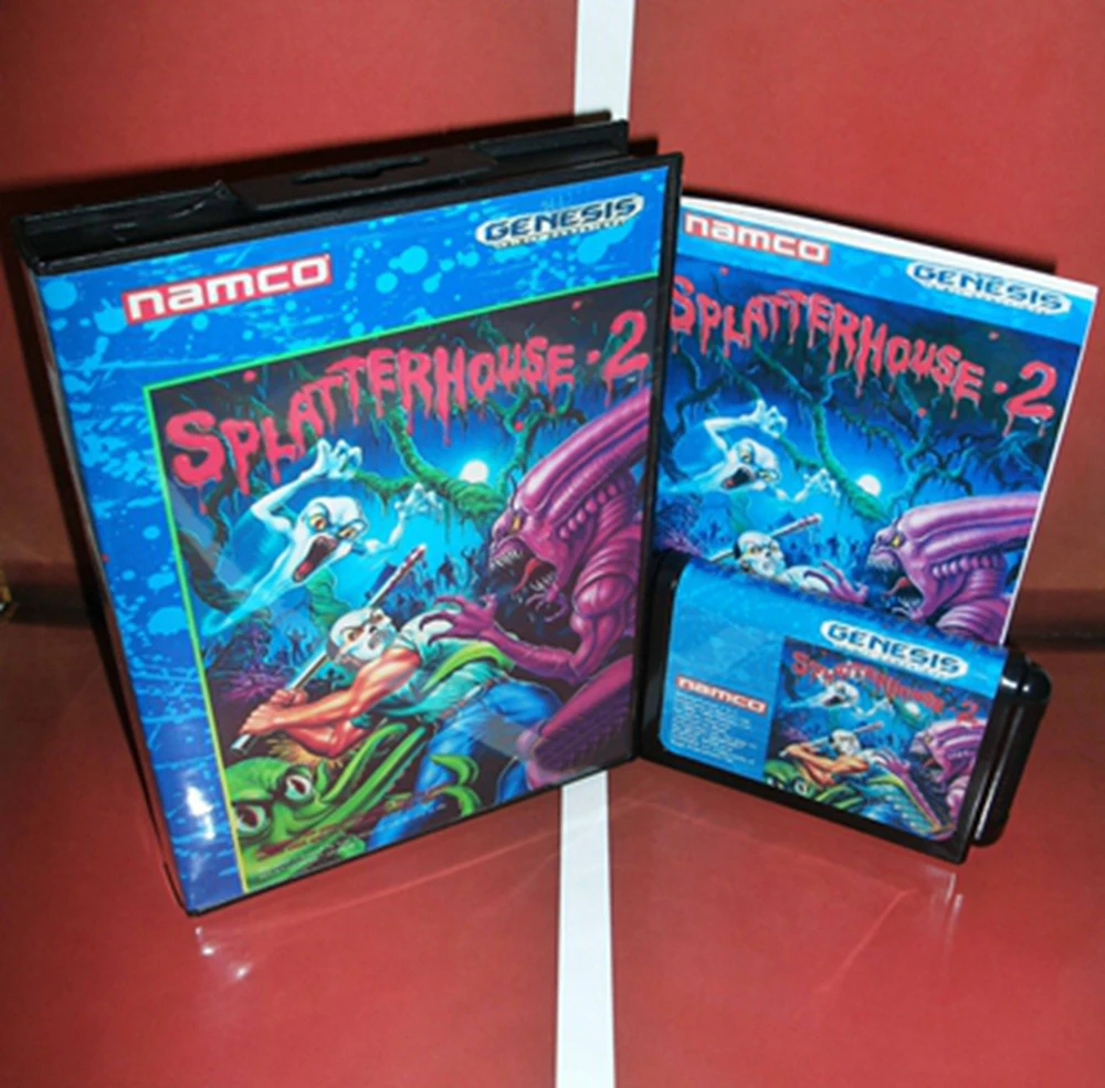 Splatterhouse 2 with Box and Manual Cartridge for 16 bit Sega MD game card Megadrive Genesis system
Splatterhouse 2 with Box and Manual Cartridge for 16 bit Sega MD game card Megadrive Genesis system