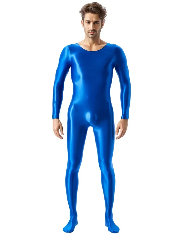 Fashion Satin Shiny Jumpsuit Seamless Front Crotch Shaper Wear High Elastic Bodysuit Sheer Transparent Tights Sexy Unitard New
Fashion Satin Shiny Jumpsuit Seamless Front Crotch Shaper Wear High Elastic Bodysuit Sheer Transparent Tights Sexy Unitard New