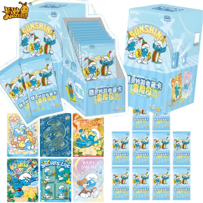 KAYOU натуральная карта Smurfs Elves, карта «Чудесное путешествие эльфа», коллекционная карта, пакет приключений, первая съемка, мультяшные периферийные игрушки, подарок
KAYOU натуральная карта Smurfs Elves, карта «Чудесное путешествие эльфа», коллекционная карта, пакет приключений, первая съемка, мультяшные периферийные игрушки, подарок