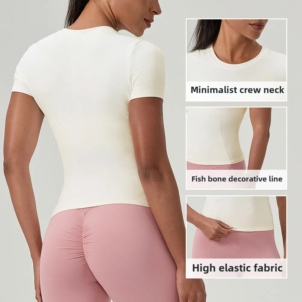 Sports T-shirt women summer breathable sexy beauty back fitness wear quick dry running training short sleeve yoga top stretch
Sports T-shirt women summer breathable sexy beauty back fitness wear quick dry running training short sleeve yoga top stretch