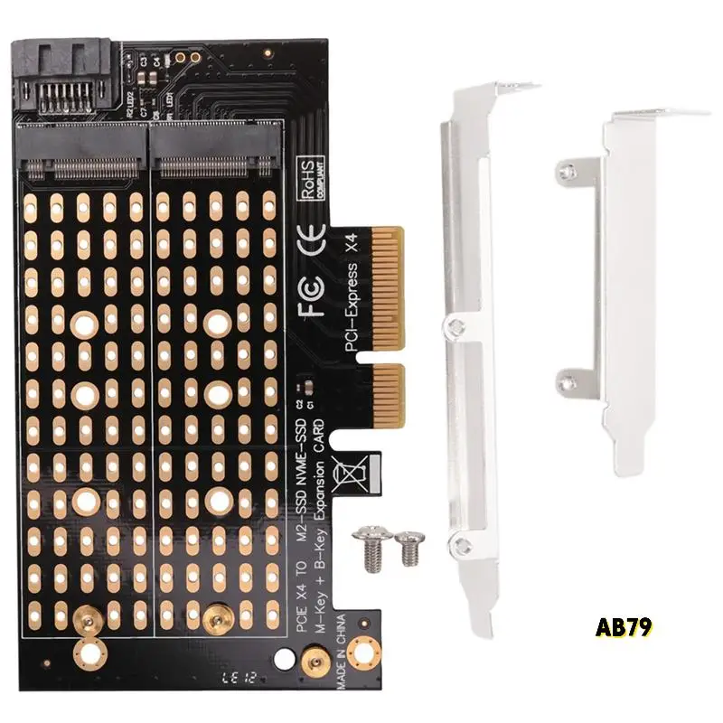 Адаптер 8X Pcie To M2/M.2 M.2 Ngff To Desktop Pcie X4 X8 X16 Nvme Sata Dual Ssd Pci Express Adapter Card
Адаптер 8X Pcie To M2/M.2 M.2 Ngff To Desktop Pcie X4 X8 X16 Nvme Sata Dual Ssd Pci Express Adapter Card