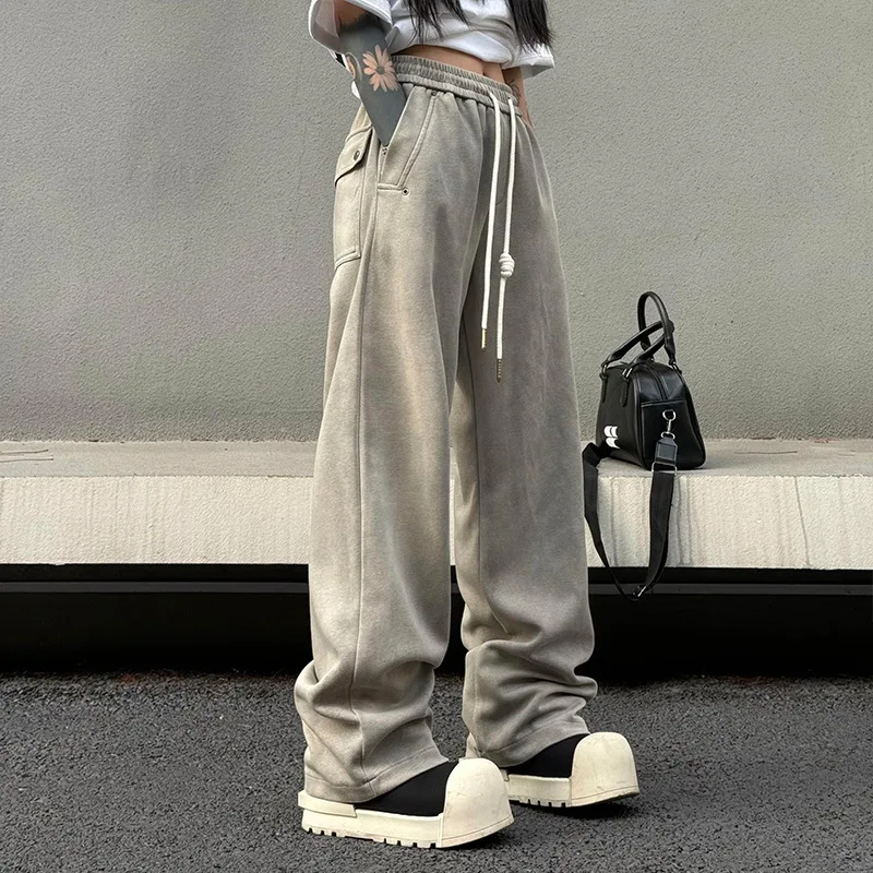 New Dir Dyeing Waed out Straight Leg Casual Pants High End Feeling Cotton Blend Loose Fit Long Trousers for Teens
New Dir Dyeing Waed out Straight Leg Casual Pants High End Feeling Cotton Blend Loose Fit Long Trousers for Teens