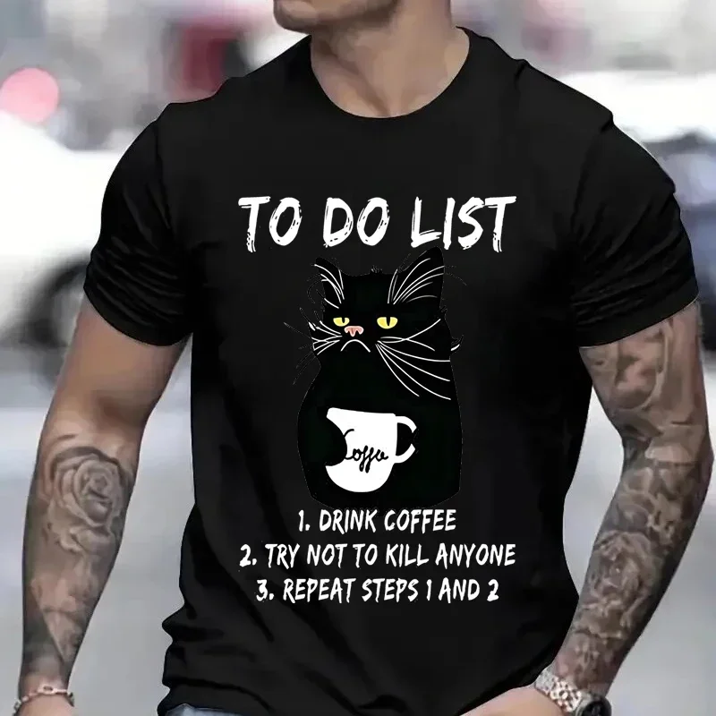 Funny Anime Cat Printed T-shirt Men's Summer 100% Cotton Casual Loose Breathable T-shirt Street Round Neck Short Sleeve Top
Funny Anime Cat Printed T-shirt Men's Summer 100% Cotton Casual Loose Breathable T-shirt Street Round Neck Short Sleeve Top