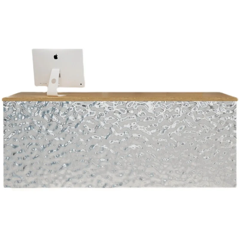 custom.Spa Reception Desk Boutique Checkout Counter Stainless Steel Reception Desk Checkout Counters For Clothing Store
custom.Spa Reception Desk Boutique Checkout Counter Stainless Steel Reception Desk Checkout Counters For Clothing Store