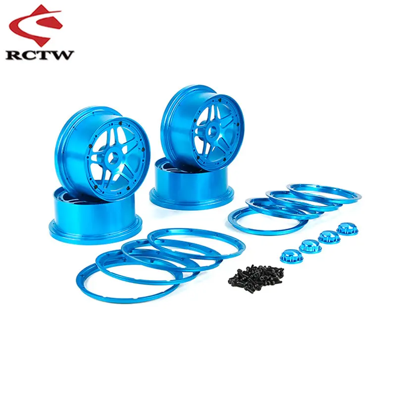 High Quality CNC Metal Front Rear Wheel Hub 4pcs/set for 1/5 Losi 5ive T ROFUN ROVAN LT KingmotorX2 Rc Car Wheel Tire Parts
High Quality CNC Metal Front Rear Wheel Hub 4pcs/set for 1/5 Losi 5ive T ROFUN ROVAN LT KingmotorX2 Rc Car Wheel Tire Parts
