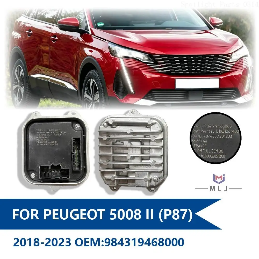 For Peugeot 308 T10 Opel Astra L Citroen Versailles C5X Headlight DRL Ballast Control Module Unit CarAccessories OE 984990028000
For Peugeot 308 T10 Opel Astra L Citroen Versailles C5X Headlight DRL Ballast Control Module Unit CarAccessories OE 984990028000