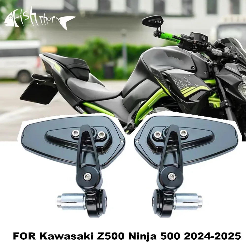 Зеркало для мотоцикла Kawasaki Z500 Ninja 500 Ninja 500 Z 500 SE 2024 2025, зеркало на руль с ЧПУ
Зеркало для мотоцикла Kawasaki Z500 Ninja 500 Ninja 500 Z 500 SE 2024 2025, зеркало на руль с ЧПУ