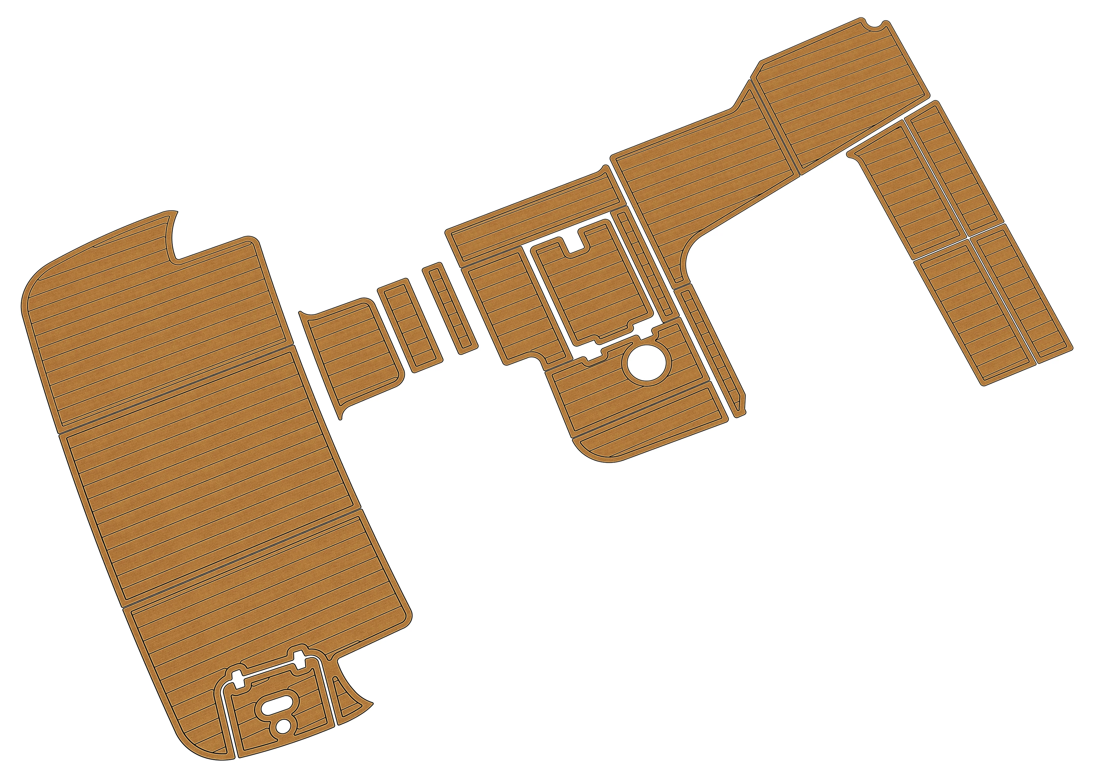 2000-2004 Regal 3260 Commodore 1/4" 6mm EVA foam Non-Slip PVC Teak Decking marine Mat aqua gatorstep carpet Marine Floor
2000-2004 Regal 3260 Commodore 1/4" 6mm EVA foam Non-Slip PVC Teak Decking marine Mat aqua gatorstep carpet Marine Floor