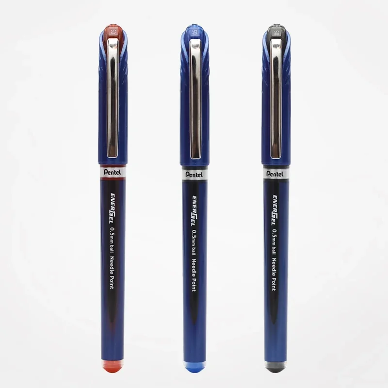 5PCS Japan Pentel BLN25 Gel Pen Student Quick Dry Pen 0.5 Large Capacity Signing Pen Black Red Blue Stationary
5PCS Japan Pentel BLN25 Gel Pen Student Quick Dry Pen 0.5 Large Capacity Signing Pen Black Red Blue Stationary