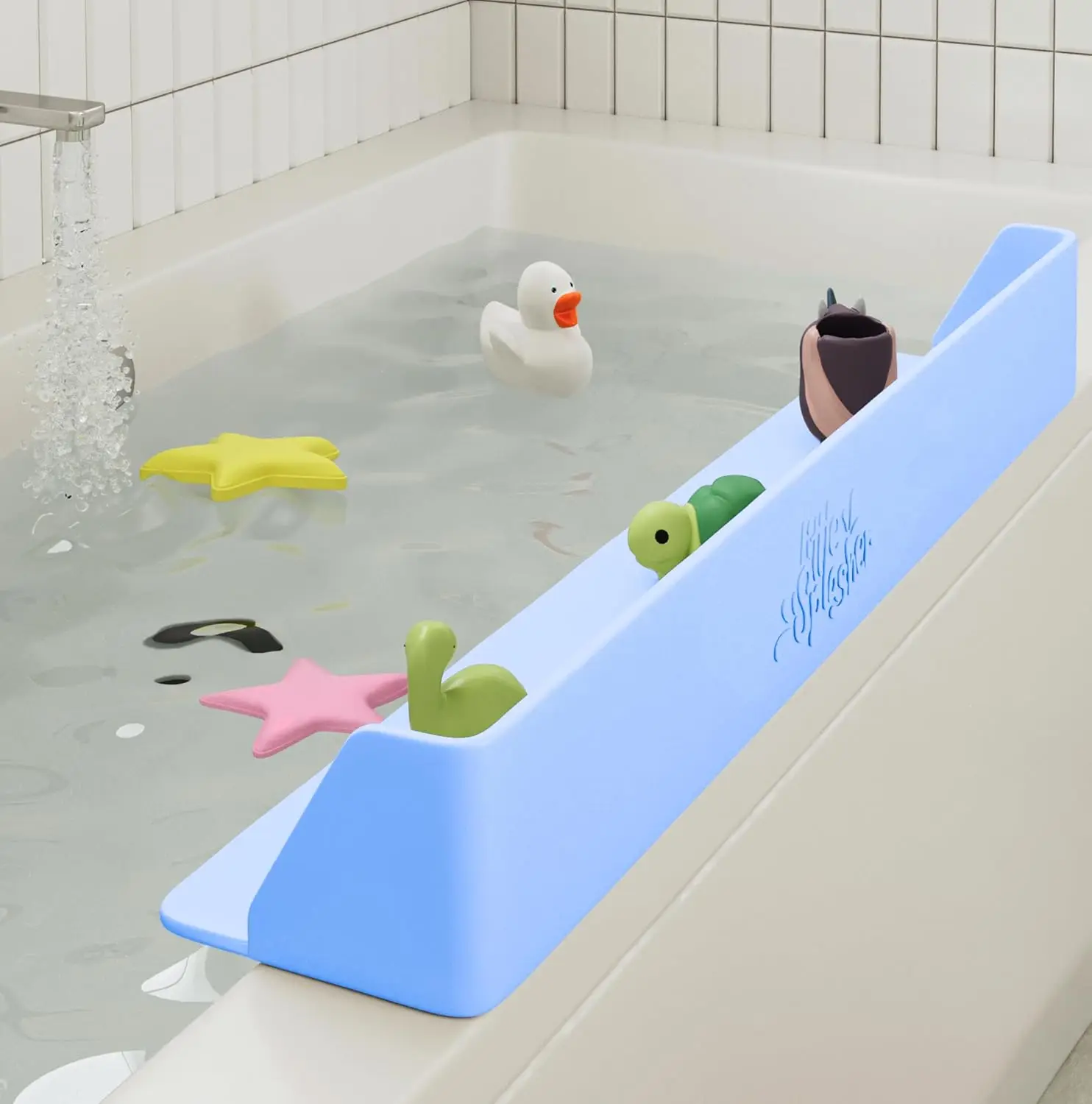 3-Ft Long PlayPad with SplashGuard for Bathtub, 5-Inch Tall - Mess-Free Bath and No Leaks with Strong Suction Cups
3-Ft Long PlayPad with SplashGuard for Bathtub, 5-Inch Tall - Mess-Free Bath and No Leaks with Strong Suction Cups