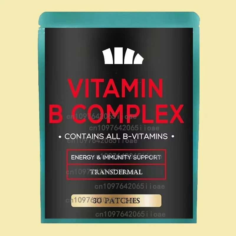 30 Patches Vitamin B Complex Transdermal Patches for Energy, Immunity and Mood Support
30 Patches Vitamin B Complex Transdermal Patches for Energy, Immunity and Mood Support