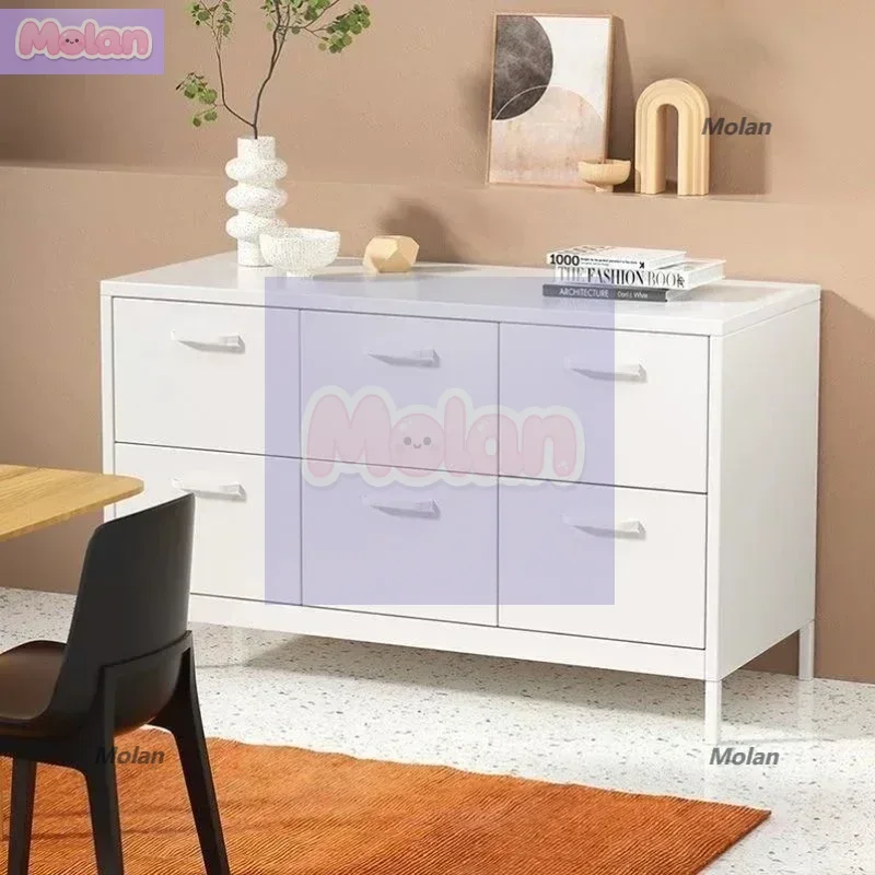 Nordic wrought iron dining side cabinet, living room six-bucket storage cabinet, household large-capacity drawer-type locker, be
Nordic wrought iron dining side cabinet, living room six-bucket storage cabinet, household large-capacity drawer-type locker, be