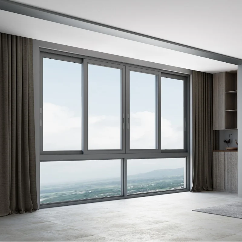 Modern Design Suitable for High Rise Buildings Viewing Window Hurricane Impact Resistant All Weather Manual Sliding Windows
Modern Design Suitable for High Rise Buildings Viewing Window Hurricane Impact Resistant All Weather Manual Sliding Windows