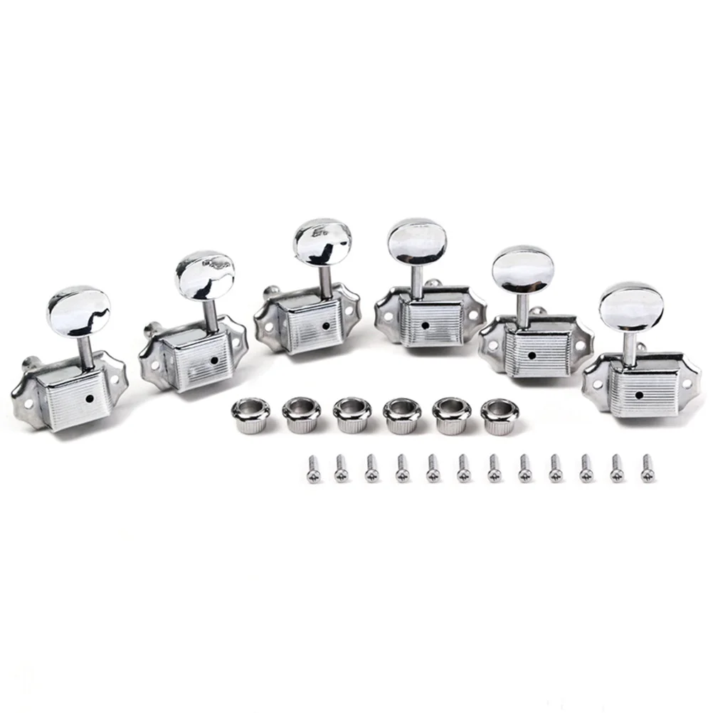 Guitar Tuners 3l3r Semiclosed Machine Heads Durable Portable Design Heavy Duty Inner Gear for Acoustic Folk Classical Excellent
Guitar Tuners 3l3r Semiclosed Machine Heads Durable Portable Design Heavy Duty Inner Gear for Acoustic Folk Classical Excellent