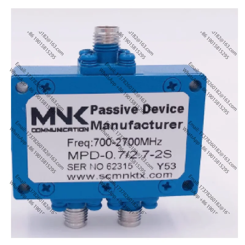 Test grade SMA head 700-2700M microstrip two-way power divider 0.7-2.7G power divider, one to two
Test grade SMA head 700-2700M microstrip two-way power divider 0.7-2.7G power divider, one to two