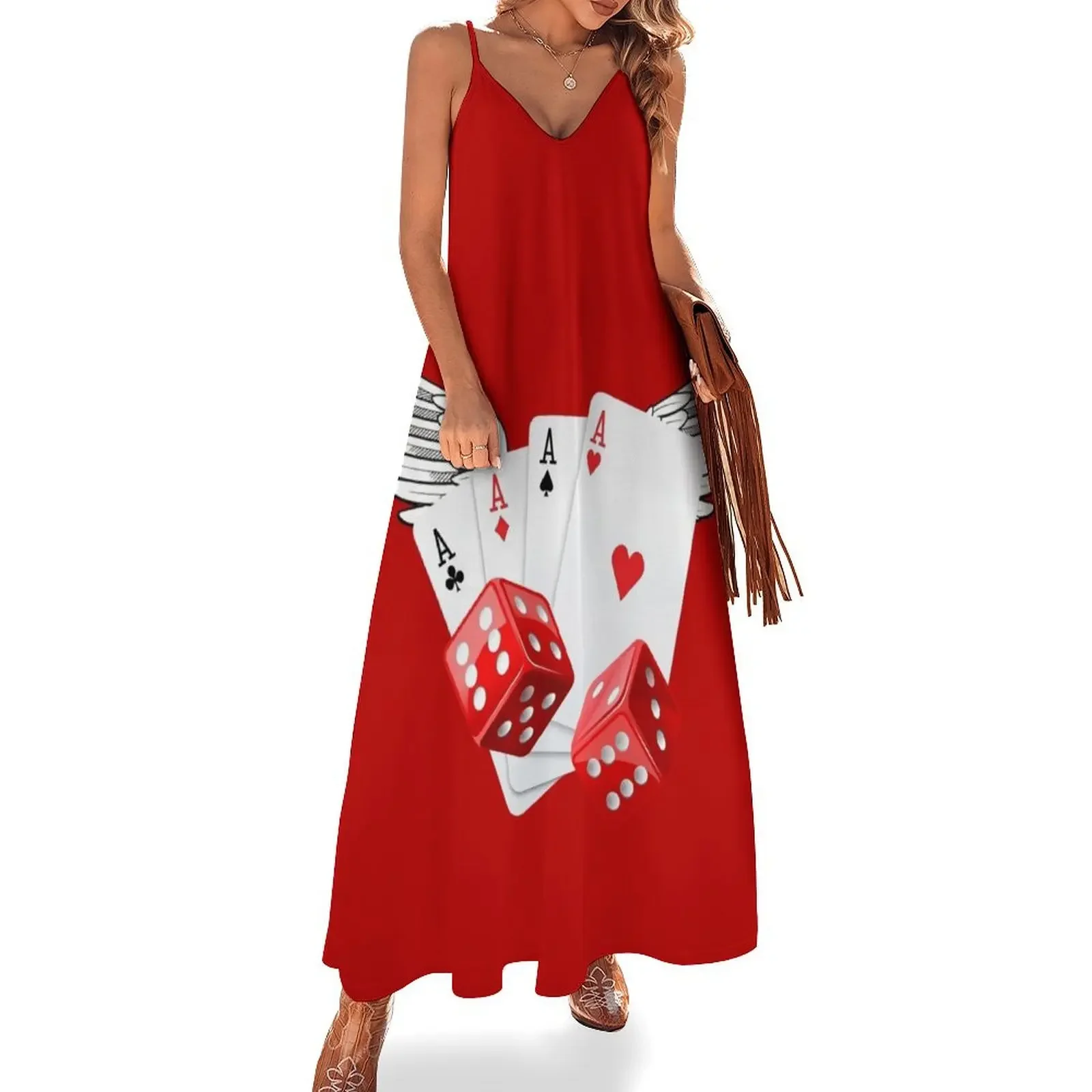 Ace Poker cards with wings and dice. Sleeveless Dress dresses for woman wedding dresses for woman
Ace Poker cards with wings and dice. Sleeveless Dress dresses for woman wedding dresses for woman