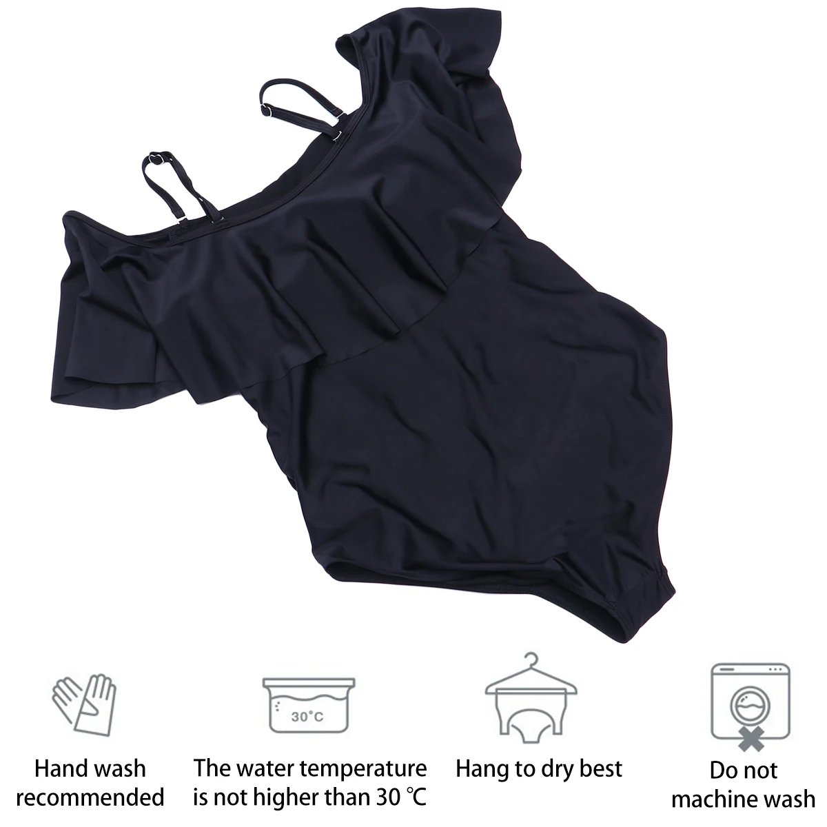 Maternity Swimsuit Pregnant Women Bikini Black One Shoulder Swimwear Bath Suit Sun Protection Soft Fabric
Maternity Swimsuit Pregnant Women Bikini Black One Shoulder Swimwear Bath Suit Sun Protection Soft Fabric