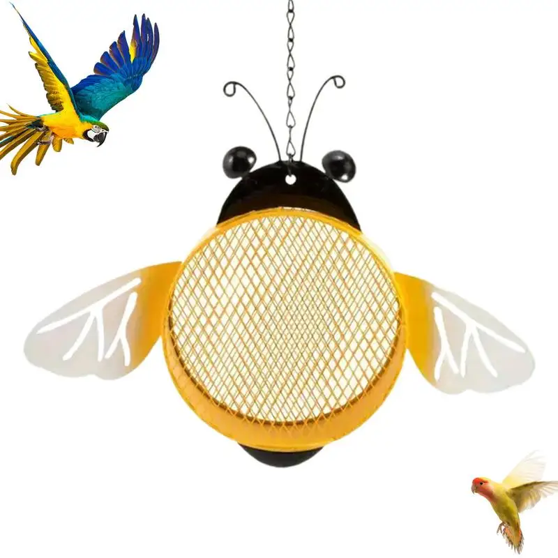 Bird Feeders For Outdoors Bee Shape Solar Large Capacity Iron Small Animals Feeder Hangable Funny Feeding Supplies With Chain
Bird Feeders For Outdoors Bee Shape Solar Large Capacity Iron Small Animals Feeder Hangable Funny Feeding Supplies With Chain