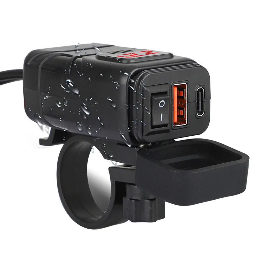 Waterproof Dual USB Motorcycle Charger With PD And QC3.0, LED Voltmeter Display Accesorios Para Vehículos 24 Hot Sale Brand New
Waterproof Dual USB Motorcycle Charger With PD And QC3.0, LED Voltmeter Display Accesorios Para Vehículos 24 Hot Sale Brand New