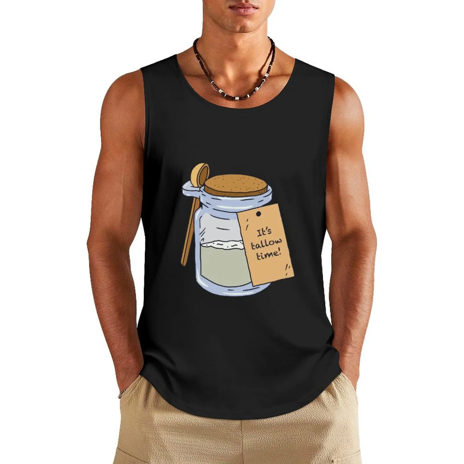 It’s tallow time jar Tank Top gym t-shirts sleeveless t-shirts for men gym Men's t-shirts sleeveless vests
It’s tallow time jar Tank Top gym t-shirts sleeveless t-shirts for men gym Men's t-shirts sleeveless vests