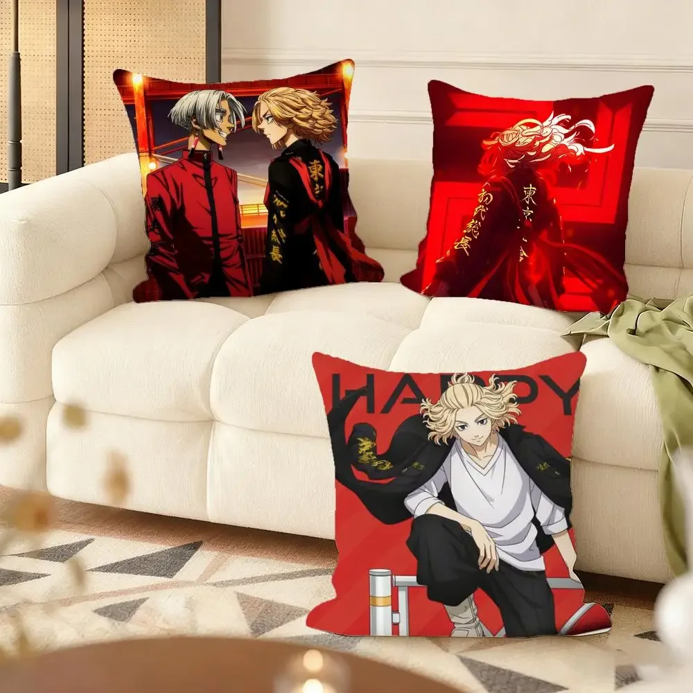 Anime T-Tokyo Revengers Cushion Cover Soft Plush Throw Pillow Cover Double-Sided Decorative Cushion Case Sofa Bedroom Home Decor
Anime T-Tokyo Revengers Cushion Cover Soft Plush Throw Pillow Cover Double-Sided Decorative Cushion Case Sofa Bedroom Home Decor