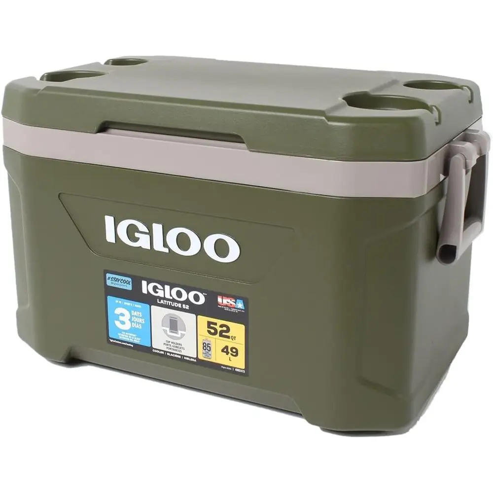 Outdoor Camping Leisure 11.2 Gallon Cooler Box in Green
Outdoor Camping Leisure 11.2 Gallon Cooler Box in Green