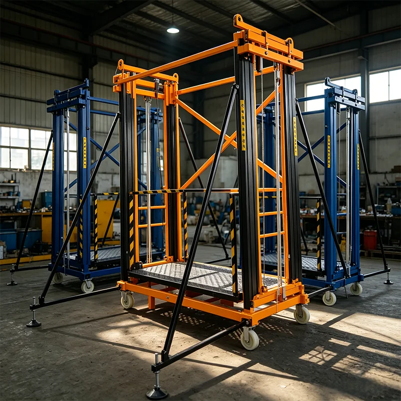 New Electric Scaffold with Easy Mobility Paired Steel Lifting Platform for Home Use for Warehouse Logistics and Repair Tasks
New Electric Scaffold with Easy Mobility Paired Steel Lifting Platform for Home Use for Warehouse Logistics and Repair Tasks