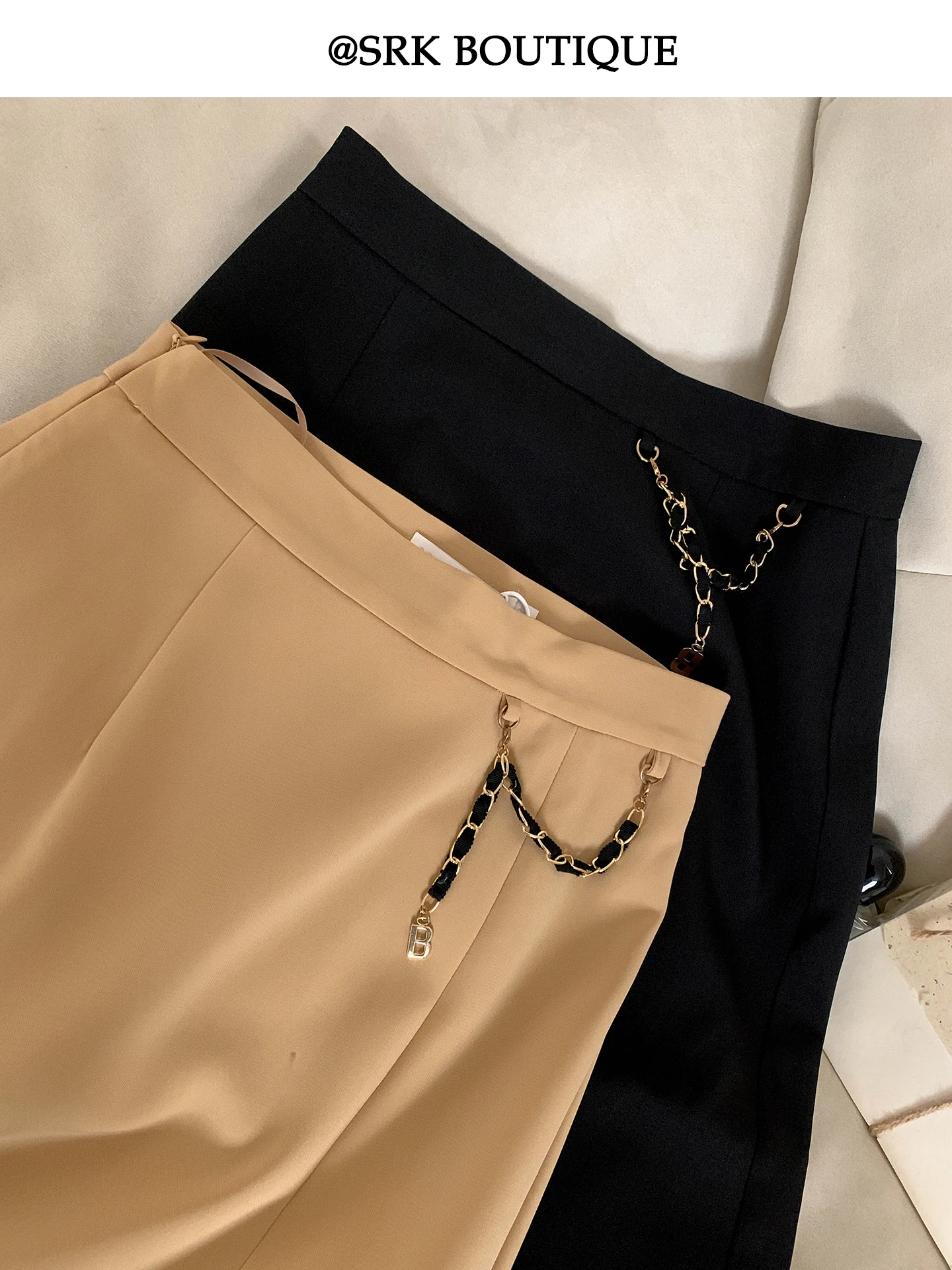 SRK Commute Simple High Waist Suit Straight Skirt Spring New Style Breathable Comfortable Polyester Fiber H-Shape Skirt
SRK Commute Simple High Waist Suit Straight Skirt Spring New Style Breathable Comfortable Polyester Fiber H-Shape Skirt
