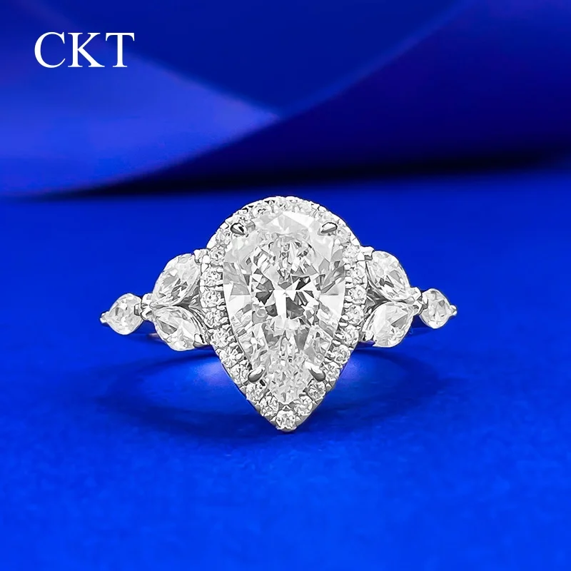 CKT сверкающее серебро 925 пробы грушевидной огранки 7*11 мм лабораторный сапфир муассанит бриллиант драгоценный камень обручальные кольца ювелирные изделия
CKT сверкающее серебро 925 пробы грушевидной огранки 7*11 мм лабораторный сапфир муассанит бриллиант драгоценный камень обручальные кольца ювелирные изделия