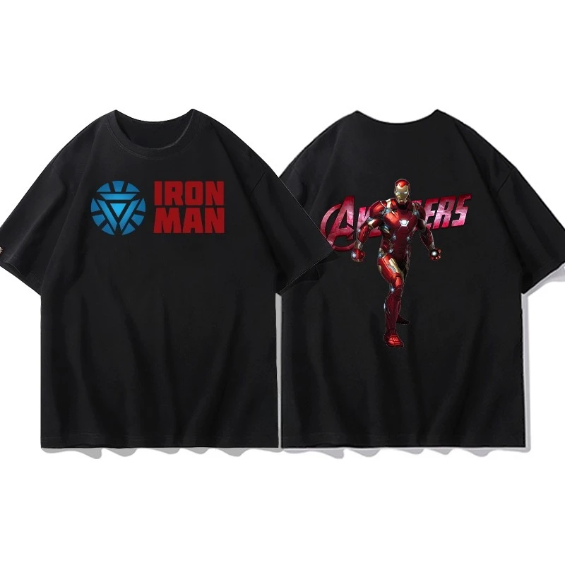 Avengers Joint Short-sleeved T-shirt Men's Summer Hulk Iron Man Pure Cotton Clothes Sports Casual Short-sleeved Popular T-shirt
Avengers Joint Short-sleeved T-shirt Men's Summer Hulk Iron Man Pure Cotton Clothes Sports Casual Short-sleeved Popular T-shirt