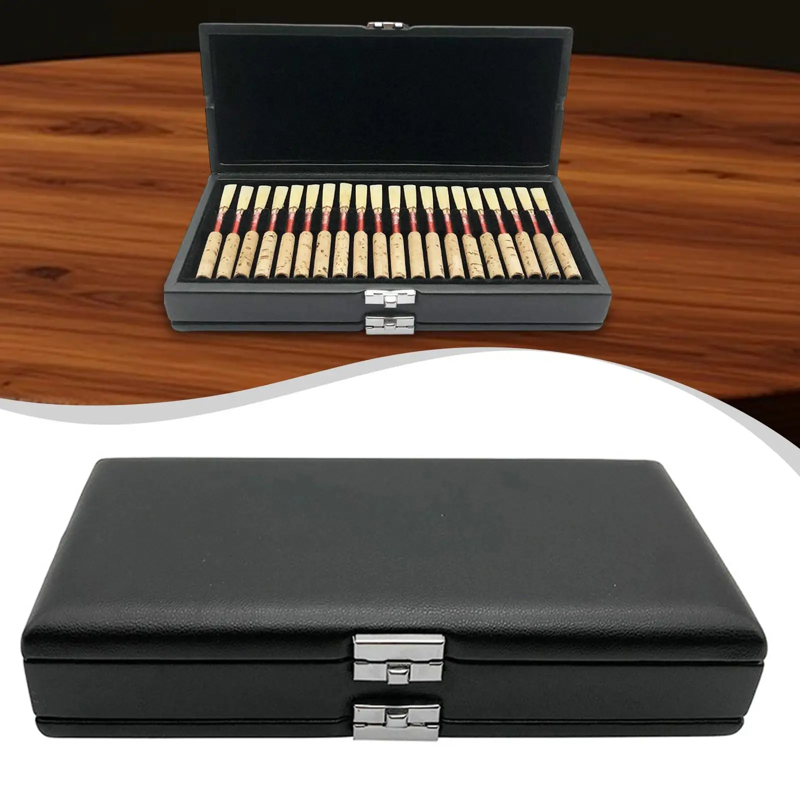 Sturdy Oboe Reed Storage Box Wooden Large Capacity Breathable Carrying Case for Oboe Reeds
Sturdy Oboe Reed Storage Box Wooden Large Capacity Breathable Carrying Case for Oboe Reeds