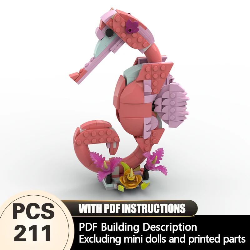 Creators Animal Series Model MOC Building Bricks Seahorse Modular Technology Gifts Holiday Assemble Children Toys Suit
Creators Animal Series Model MOC Building Bricks Seahorse Modular Technology Gifts Holiday Assemble Children Toys Suit
