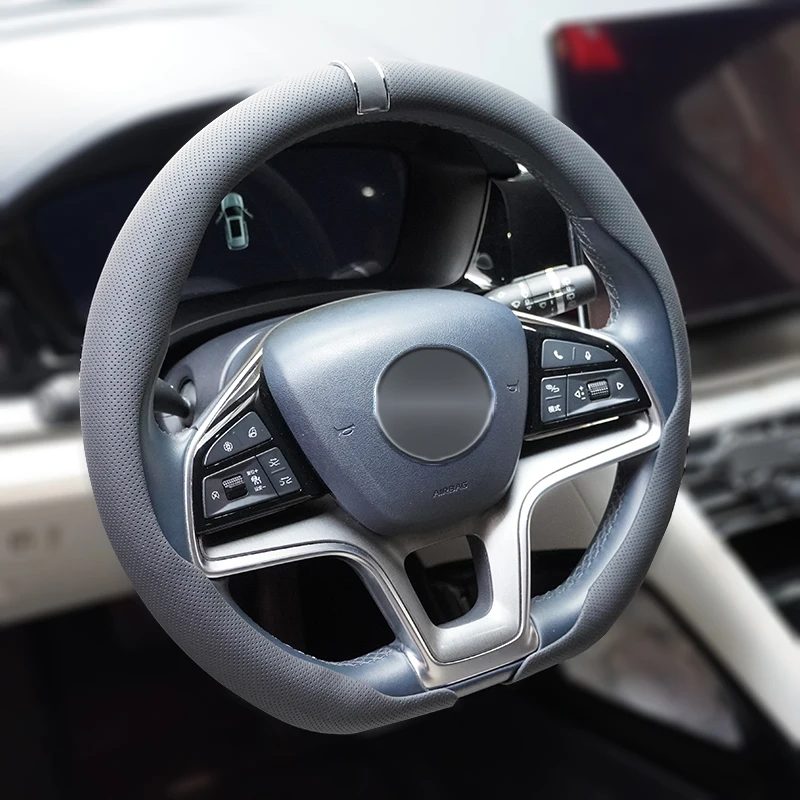 SAMYA Universal Car Steering Wheel Cover with Click Buckle Single D Design Year-Round Use Return Mark Vehicle Handle Protector
SAMYA Universal Car Steering Wheel Cover with Click Buckle Single D Design Year-Round Use Return Mark Vehicle Handle Protector