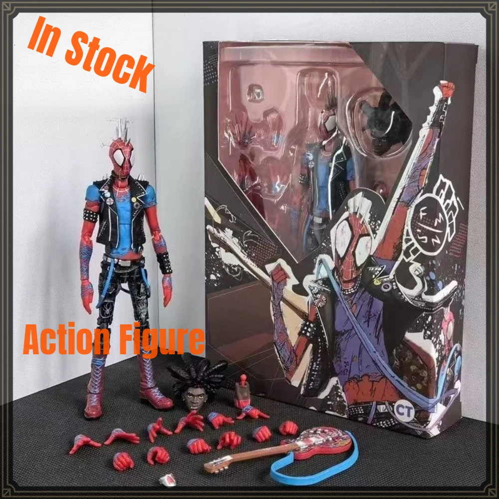 Spider-Punk Hobie Brown Marvel Across the Spider-Verse CT Toys SH Figuarts PVC Articulated Action Figure Collectible Model Toy
Spider-Punk Hobie Brown Marvel Across the Spider-Verse CT Toys SH Figuarts PVC Articulated Action Figure Collectible Model Toy