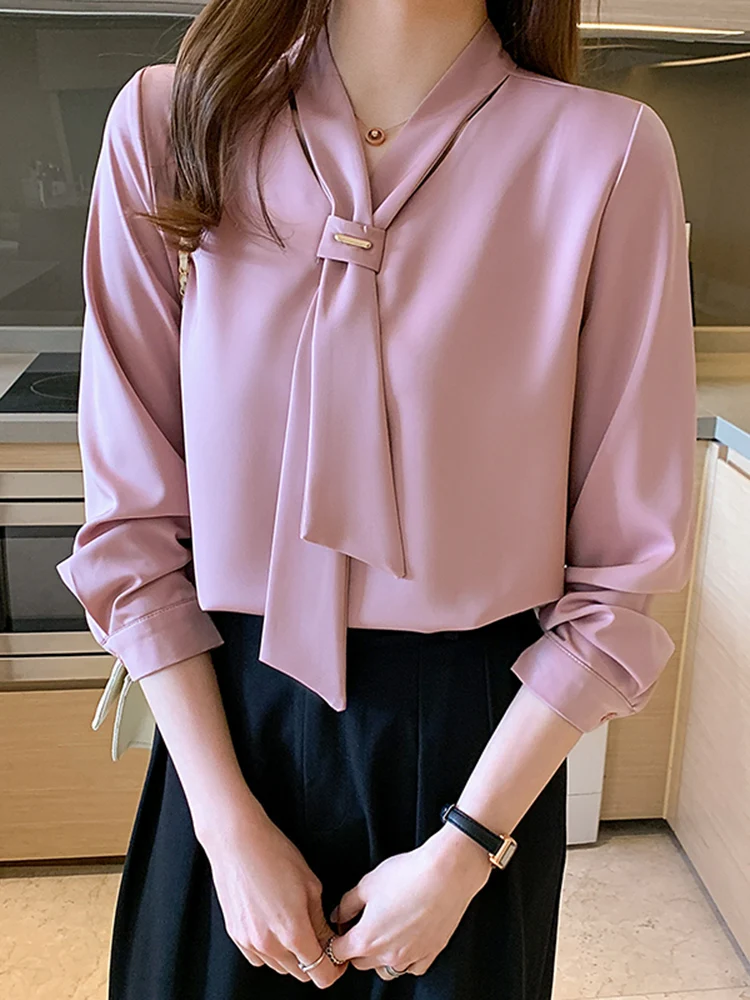 Elegant V-Neck Long Sleeve Women's Shirt Spring Fashion 2026 New Style Chiffon Blouse Versatile Personality Top Korean Style
Elegant V-Neck Long Sleeve Women's Shirt Spring Fashion 2026 New Style Chiffon Blouse Versatile Personality Top Korean Style