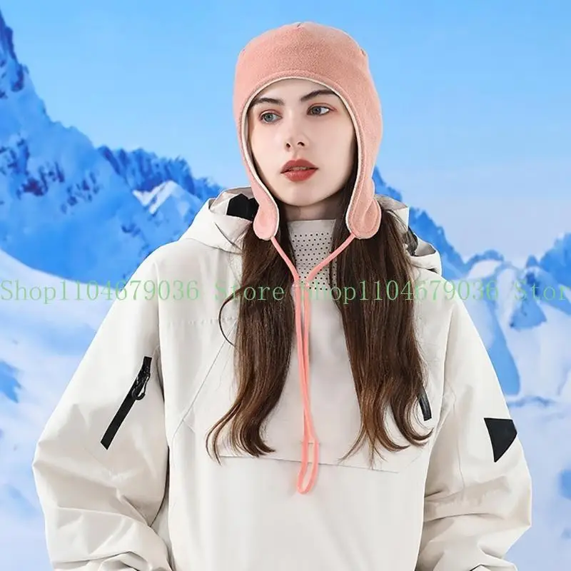 652F Fleece Beanie Caps Earflap Hat Warm Hat Outdoor Winter Hats with String for Cycling Skiing Unisex Thermal Hat Windproof
652F Fleece Beanie Caps Earflap Hat Warm Hat Outdoor Winter Hats with String for Cycling Skiing Unisex Thermal Hat Windproof