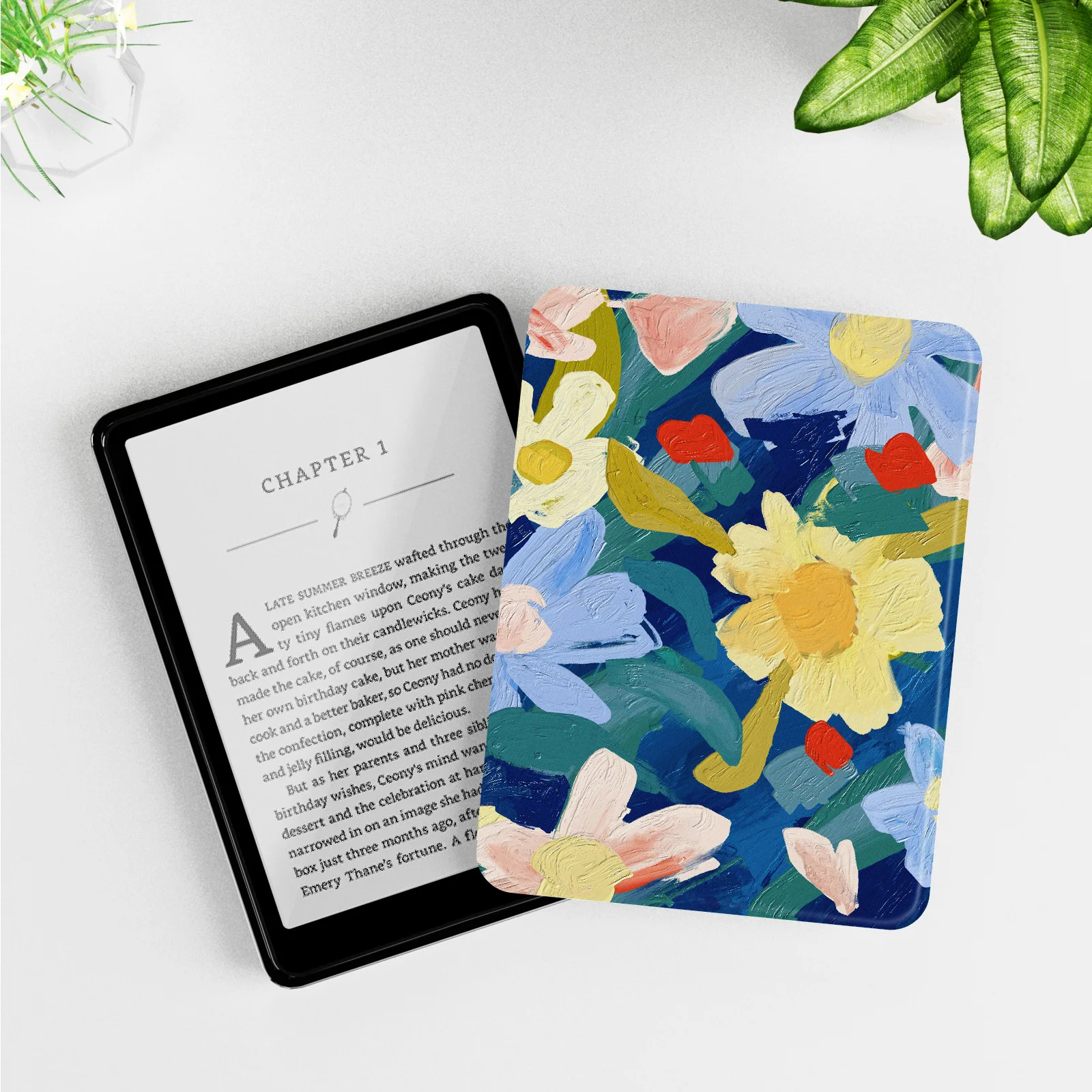 Чехол для Kindle Paperwhite 5 (2021) — с цветочным принтом в стиле масляной живописи, мягкая защита краев, устойчивость к царапинам и падениям, функция автоматического включения/выключения.
Чехол для Kindle Paperwhite 5 (2021) — с цветочным принтом в стиле масляной живописи, мягкая защита краев, устойчивость к царапинам и падениям, функция автоматического включения/выключения.