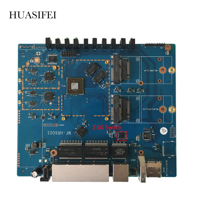 HUASIFEI IPQ6010+QCN5052+QCN5022+QCA8081 802.11AX 5G Маршрутизатор PCBA Quad ARM A53 на 1,8 ГГц, 64-битный набор инструментов ISA V8
HUASIFEI IPQ6010+QCN5052+QCN5022+QCA8081 802.11AX 5G Маршрутизатор PCBA Quad ARM A53 на 1,8 ГГц, 64-битный набор инструментов ISA V8