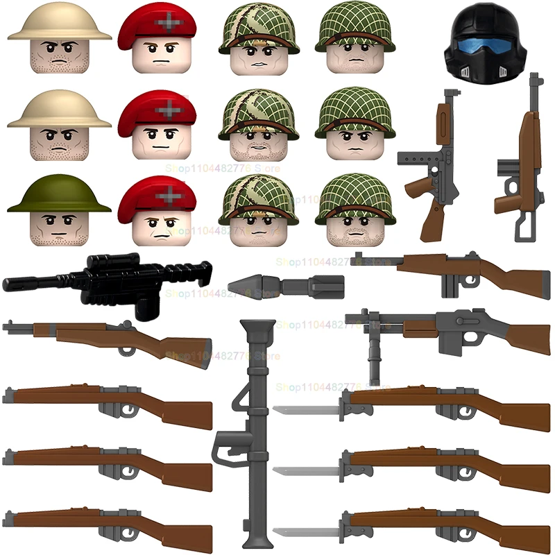 Building Blocks C103 Military War Warriors Soldiers Assembly scene Bricks Action Figures Accessories Educational Toys Gifts
Building Blocks C103 Military War Warriors Soldiers Assembly scene Bricks Action Figures Accessories Educational Toys Gifts