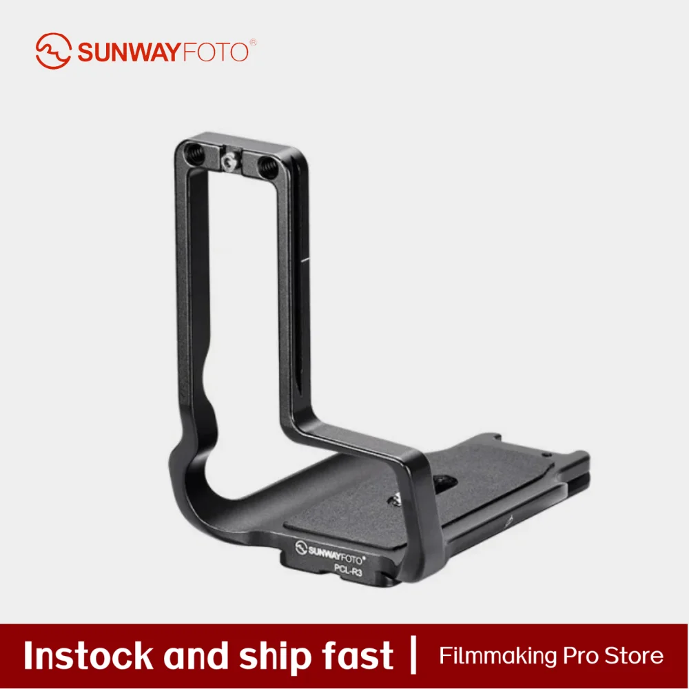 SUNWAYFOTO L-bracket for Canon EOS R3Tripod Head Specific Aluminum Quick Release Plate for Canon EOS R3
SUNWAYFOTO L-bracket for Canon EOS R3Tripod Head Specific Aluminum Quick Release Plate for Canon EOS R3