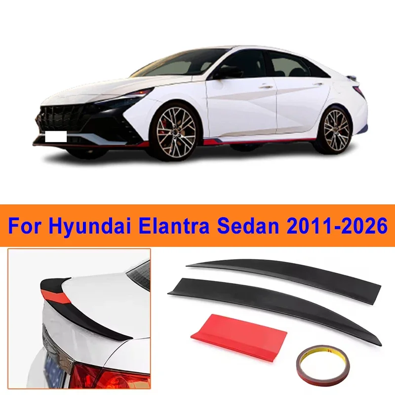 For Hyundai Elantra Sedan 2011-2026 3-Section ABS Rear Trunk Spoiler 115-125cm Adjustable Sports Decor Top Wing Car Parts
For Hyundai Elantra Sedan 2011-2026 3-Section ABS Rear Trunk Spoiler 115-125cm Adjustable Sports Decor Top Wing Car Parts