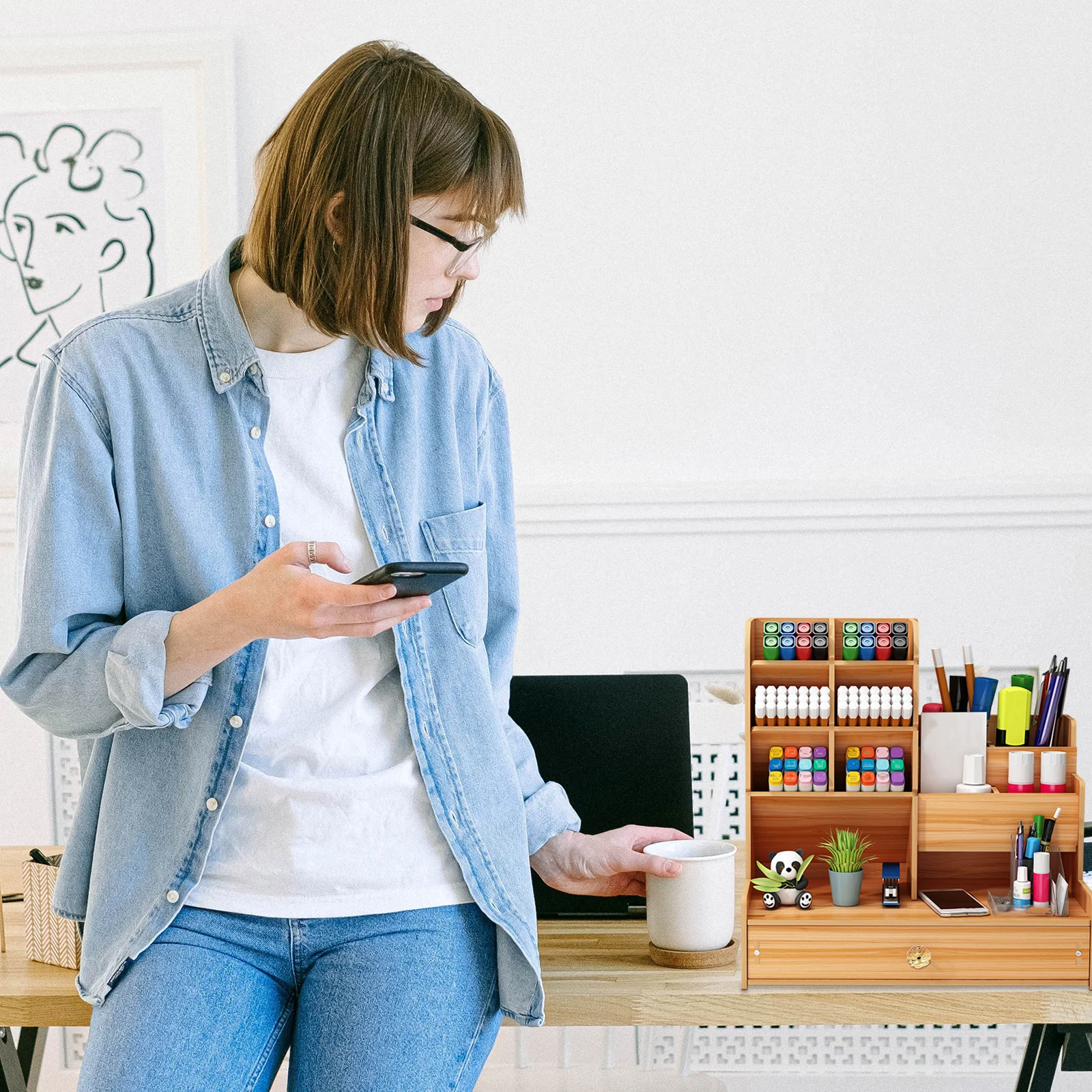 Многофункциональный бытовой органайзер для карандашей, износостойкий настольный органайзер для офисных учебных принадлежностей, удобное настольное хранилище
Многофункциональный бытовой органайзер для карандашей, износостойкий настольный органайзер для офисных учебных принадлежностей, удобное настольное хранилище