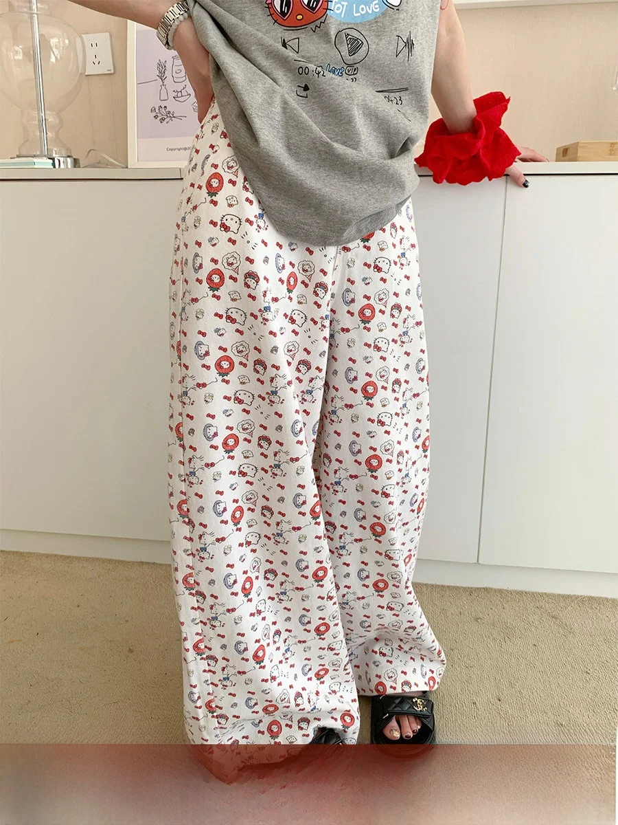 Джинсы INON с высокой талией, прямые, из денима, женские, белые, с милым мультяшным принтом, утягивающие, широкие брюки, весна-лето 2025
Джинсы INON с высокой талией, прямые, из денима, женские, белые, с милым мультяшным принтом, утягивающие, широкие брюки, весна-лето 2025