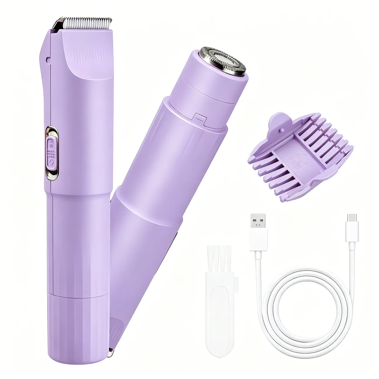 Electric Portable 2-in-1 Hair Trimmer Shaver for Men And Women with Hair Removal Function - Compact Grooming Tool
Electric Portable 2-in-1 Hair Trimmer Shaver for Men And Women with Hair Removal Function - Compact Grooming Tool
