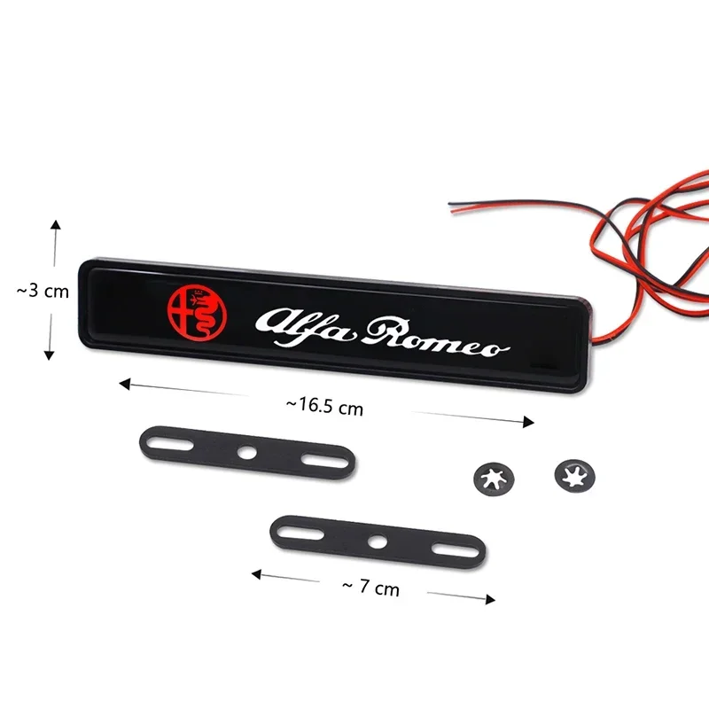 LED Light Badge for Alfa Romeo Logo 159 Giulia 147 155 Mito 156 GT Giulietta Stelvio Spider Car Front Grille Emblem Accessories
LED Light Badge for Alfa Romeo Logo 159 Giulia 147 155 Mito 156 GT Giulietta Stelvio Spider Car Front Grille Emblem Accessories