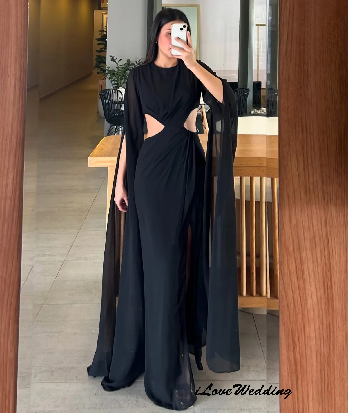 Elegant Long Evening Dresses 2025 Formal Woman Party Dress Chiffon Prom Dresses Cut-Out Long Sleeve O-Neck Mermaid Customized
Elegant Long Evening Dresses 2025 Formal Woman Party Dress Chiffon Prom Dresses Cut-Out Long Sleeve O-Neck Mermaid Customized