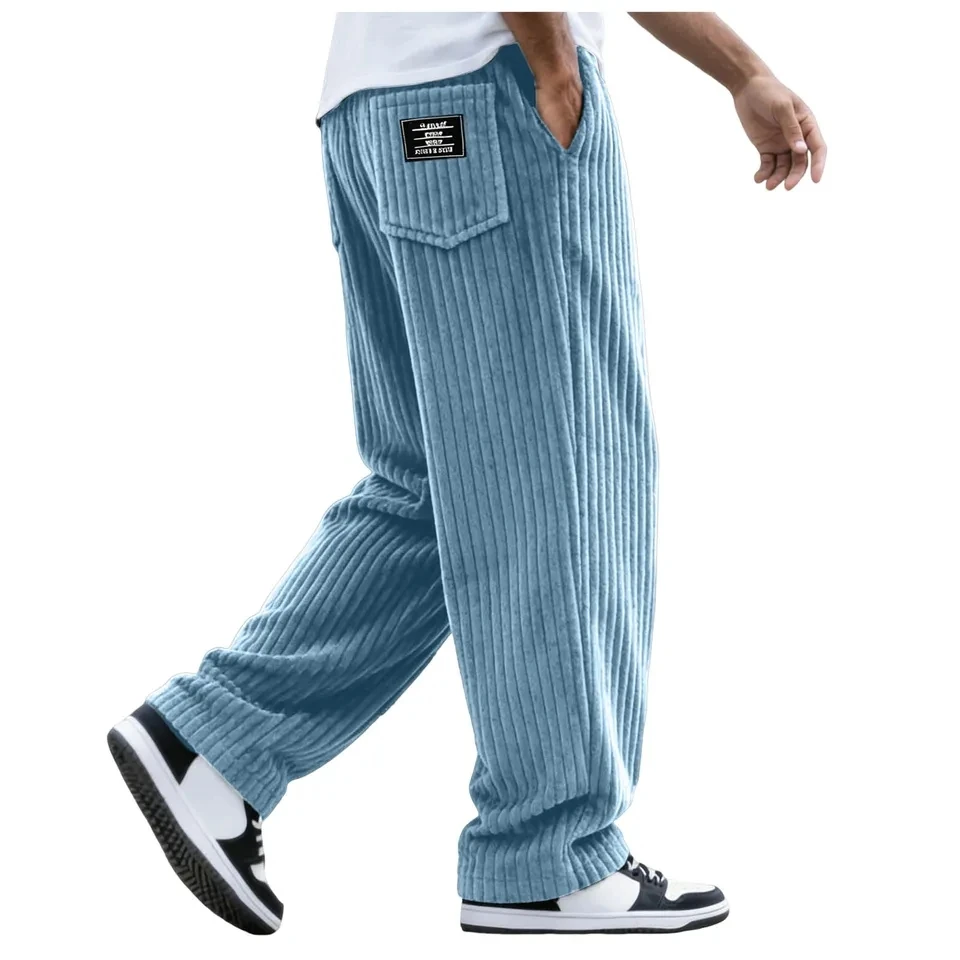 2026 New Mens Corduroy Casual Pants Fashion Loose Fit Straight Leg Trousers Streetwear Baggy Sweatpants Joggers Pants штаны
2026 New Mens Corduroy Casual Pants Fashion Loose Fit Straight Leg Trousers Streetwear Baggy Sweatpants Joggers Pants штаны