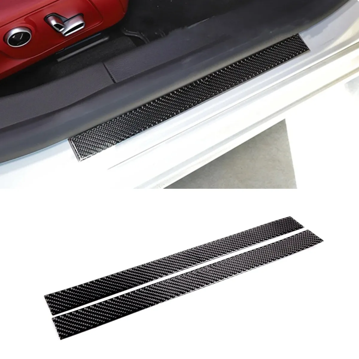 Soft Carbon Fiber Car External Door Sill Welcome Pedals Panel Sticker Decoration Accessories For Maserati Ghibli 2014-2022
Soft Carbon Fiber Car External Door Sill Welcome Pedals Panel Sticker Decoration Accessories For Maserati Ghibli 2014-2022